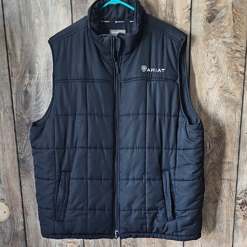 Ariat Black Quilted Puffer Vest